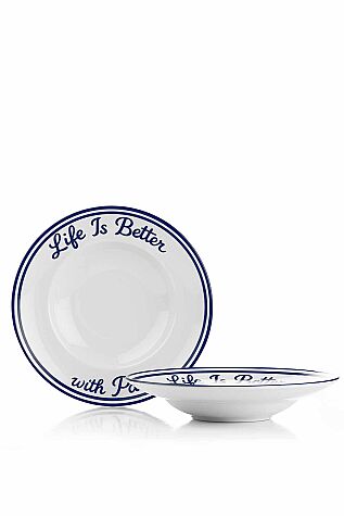 Kütahya Porselen Viva 2 Parça 27 Cm Spagetti Tabağı - Kütahya Porselen