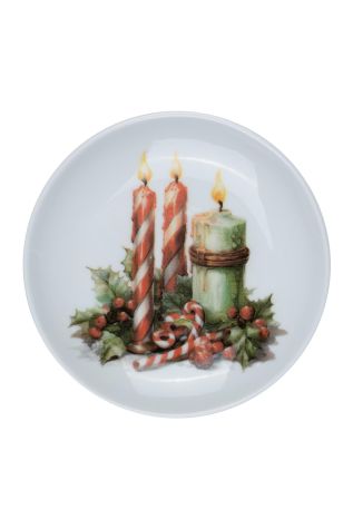 Kütahya Porselen Winter Woods 4 Parça 10 Cm Tabak - Kütahya Porselen