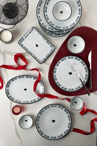 Kütahya Porselen Zeugma 14 Parça 6 Kişilik Kahvaltı Takımı Good Day - Kütahya Porselen