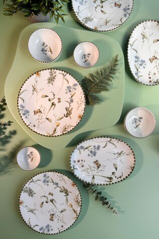 Kütahya Porselen Zeugma 14 Parça 6 Kişilik Kahvaltı Takımı 880785 - Kütahya Porselen