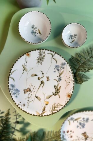 Kütahya Porselen Zeugma 14 Parça 6 Kişilik Kahvaltı Takımı 880785 - Kütahya Porselen