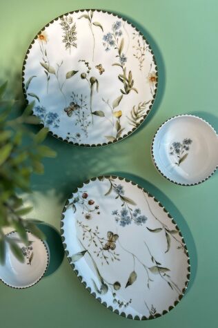 Kütahya Porselen Zeugma 14 Parça 6 Kişilik Kahvaltı Takımı 880785 - Kütahya Porselen