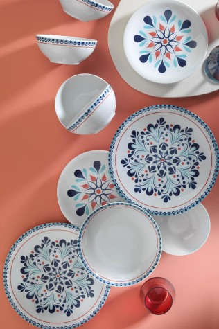 Kütahya Porselen Zeugma 24 Parça 6 Kişilik Yemek Takımı 12190 - Kütahya Porselen