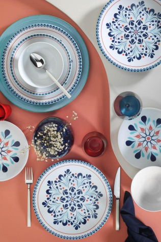 Kütahya Porselen Zeugma 24 Parça 6 Kişilik Yemek Takımı 12190 - Kütahya Porselen