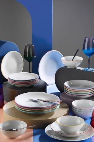 Kütahya Porselen Zeugma 24 Parça 6 Kişilik Yemek Takımı - Kütahya Porselen