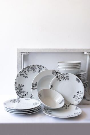 Kütahya Porselen Zeugma 24 Parça 6 Kişilik Yemek Takımı 885694 - Kütahya Porselen