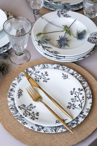 Kütahya Porselen Zeugma 24 Parça 6 Kişilik Yemek Takımı 885694 - Kütahya Porselen