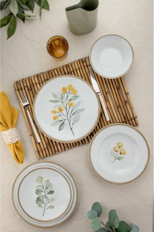 Kütahya Porselen Zeugma 24 Parça 6 Kişilik Yemek Takımı 885697 - Kütahya Porselen