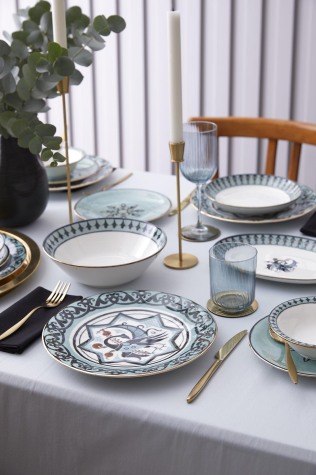 Kütahya Porselen Zeugma Selçuklu 27 Parça 6 Kişilik Yemek Takımı - Kütahya Porselen