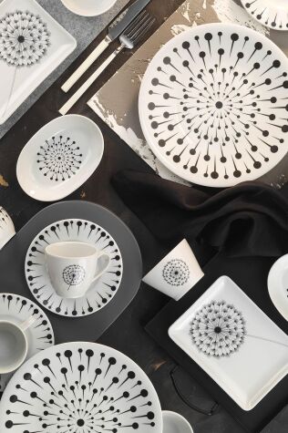 Kütahya Porselen Zeugma 32 Parça 6 Kişilik Kahvaltı Takımı 12020 - Kütahya Porselen