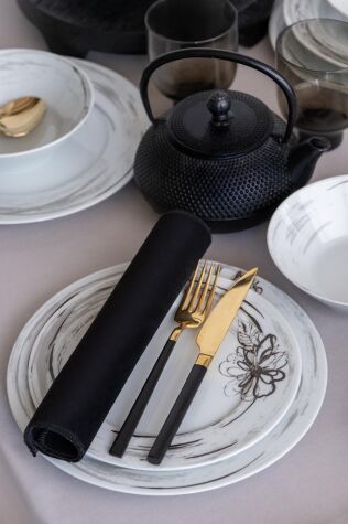 Kütahya Porselen Leonberg 24 Parça 6 Kişilik Yemek Takımı 885689 - Kütahya Porselen