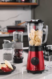 NG HOME RETRO PLUS SMOOTHİE BLENDER KIRMIZI - NG Home