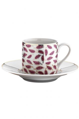 Kütahya Porselen Rüya 12 Parça 6 Kişilik Kahve Fincan Takımı 77492 - Kütahya Porselen