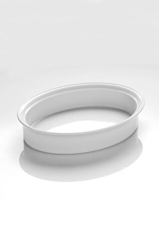 Kütahya Porselen Tavola(B) 39 Cm Fırın Kabı Oval Dekorsuz - Kütahya Porselen