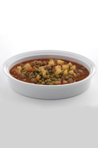 Kütahya Porselen Tavola(B) 39 Cm Fırın Kabı Oval Dekorsuz - Kütahya Porselen