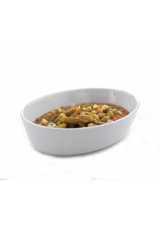 Kütahya Porselen Tavola(C) 32 Cm Fırın Kabı Oval Dekorsuz - Kütahya Porselen
