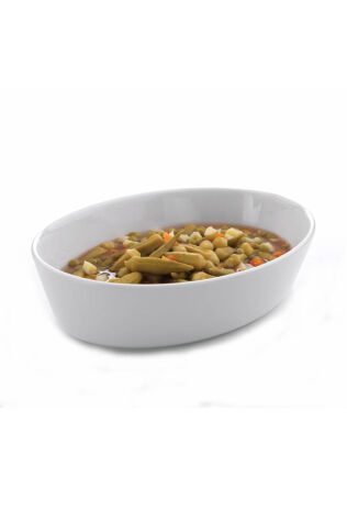 Kütahya Porselen Tavola(C) 38 Cm Fırın Kabı Oval Dekorsuz - Kütahya Porselen