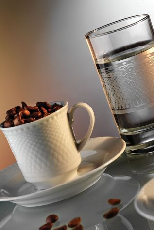 Kütahya Porselen Zümrüt Kahve Fincan Takımı - Thumbnail (1)